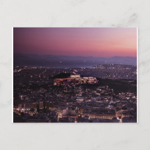 Cartão Postal De Festividades A Hora do Sol na Cidade