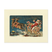 A Merry Christmas Vintage Santa