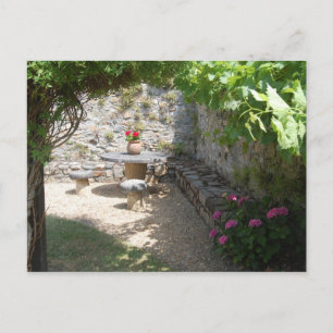 Cartão Postal De Festividades A Mesa Pedra