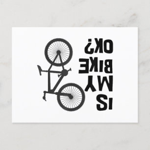 Cartão Postal De Festividades A Minha Bicicleta É Engraçada, A Minha Bicicleta É