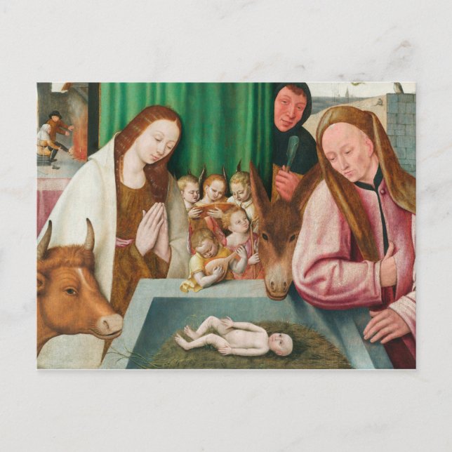 Cartão Postal De Festividades A Natividade (Frente)