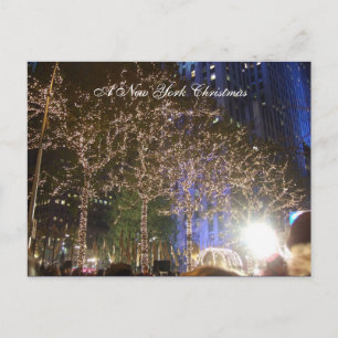 Cartão Postal De Festividades A New York Christmas