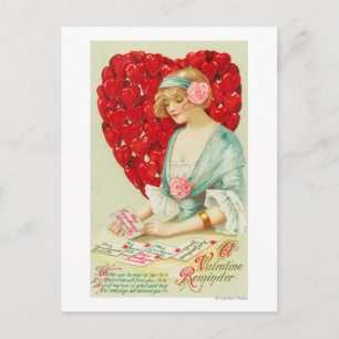 Cartão Postal De Festividades A Valentine Reminder