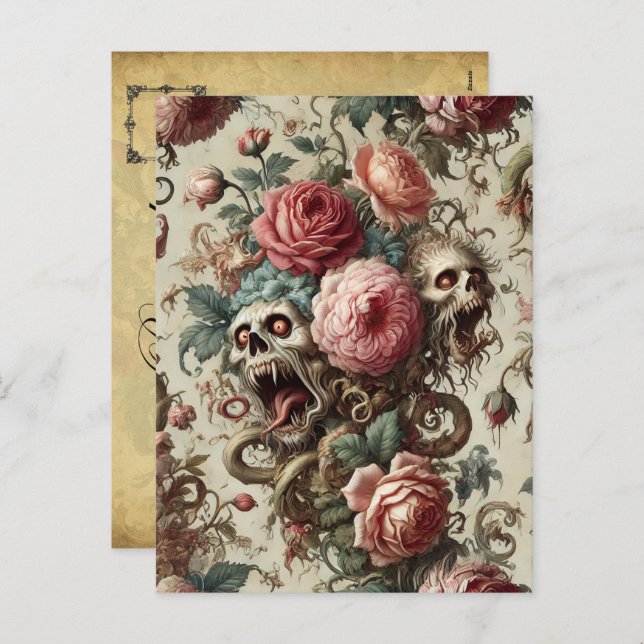 Cartão Postal De Festividades Aberração Barroca - Vitoriano Gótico (Frente/Verso)