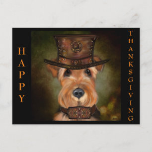 CARTÃO POSTAL DE FESTIVIDADES AÇÃO DE GRAÇAS DE AIREDALE