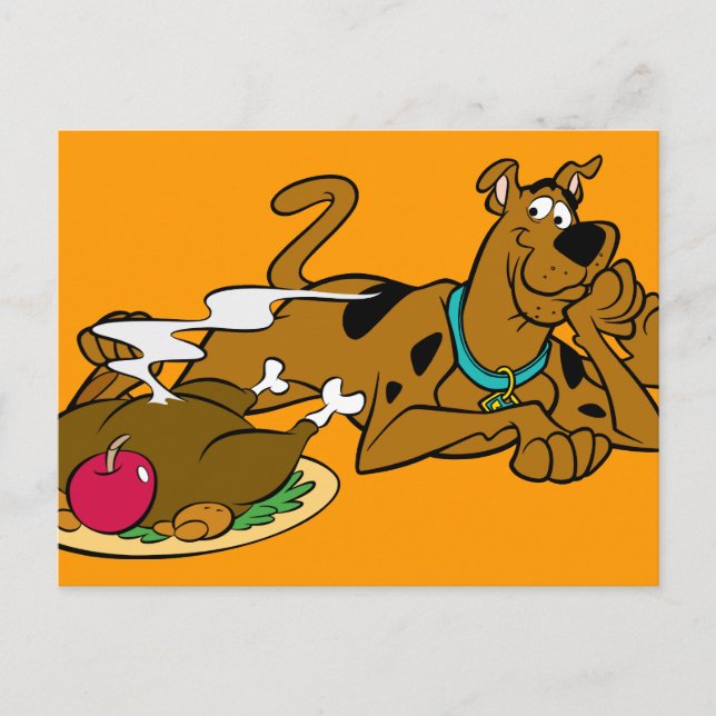 Cartão Postal De Festividades Ação de Graças Scooby 06 (Frente)