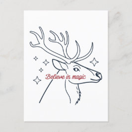 Cartão Postal De Festividades Acredite na magia