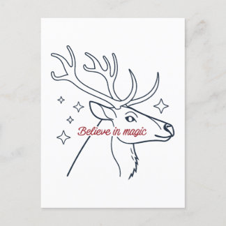 Cartão Postal De Festividades Acredite na magia