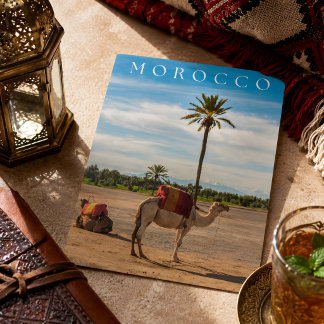 Cartão Postal De Festividades Adventure Marrakech Camel
