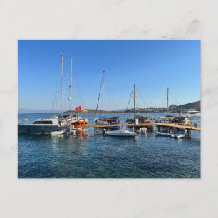 Cartão Postal De Festividades Aegean Sea Boats Bodrum