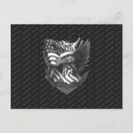 Cartão Postal De Festividades Agradecimento Militar Patriótico aos Veteranos