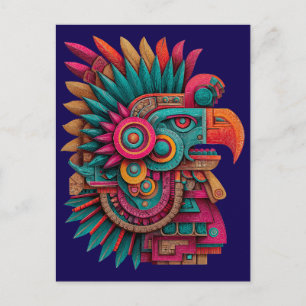 Cartão Postal De Festividades Águia do Quinto Sol