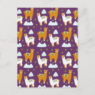 Cartão Postal De Festividades Alegre Montanha da Alegria Férias de Inverno Alpac