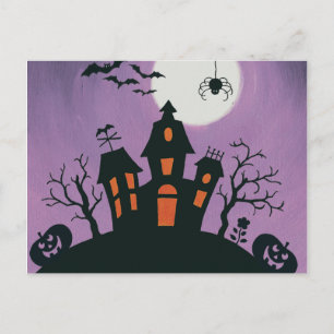 Cartão Postal De Festividades Alegria de decoração de Natal Vermelho