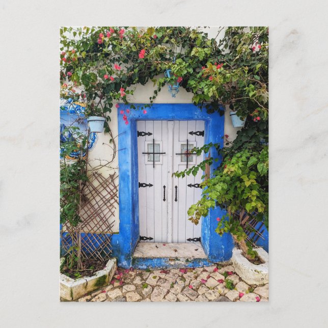 Cartão Postal De Festividades Algarve Door (Frente)
