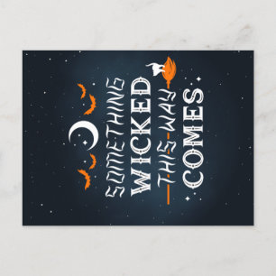 Cartão Postal De Festividades Alguma Coisa Má Assim Vem O Cartão-Postal