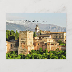 Cartão Postal De Festividades Alhambra, Espanha