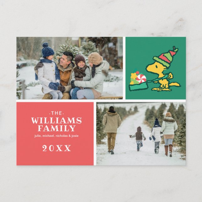 Cartão Postal De Festividades Amendoins | Quanto Mais Merrier (Frente)