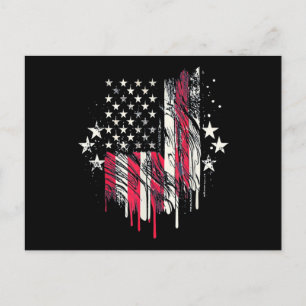 Cartão Postal De Festividades American Flag Mens USA Toddler American Flag 4º