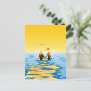 Cartão Postal De Festividades Amor