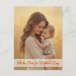 Cartão Postal De Festividades Amor no Dia das Mães – Um Momento de Pura Alegria