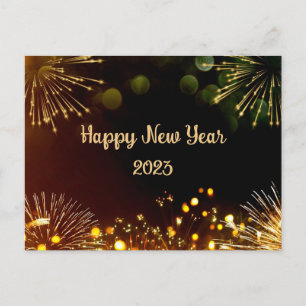 Cartão Postal De Festividades Ano Novo