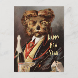 Cartão Postal De Festividades Ano Novo da Chave Superior