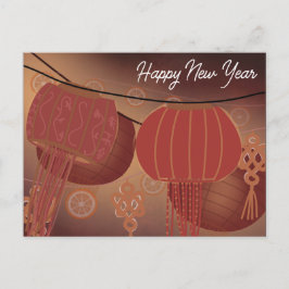 Cartão Postal De Festividades Ano Novo Lunar Chinês 2024