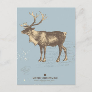 Cartão Postal De Festividades Antecedentes de Natal retrógrados