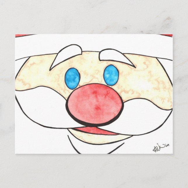 Cartão Postal De Festividades Aqui estão os Papais noeis! (Frente)