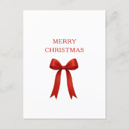 Cartão Postal De Festividades Arco Vermelho Bonito Feliz Natal