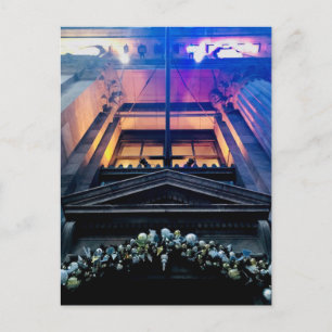 Cartão Postal De Festividades Arquitetura de Cleveland no cartão-postal de Natal