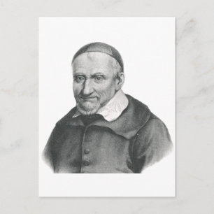 Cartão Postal De Festividades Arte Misericórdia Suave de São Vicente de Paulo