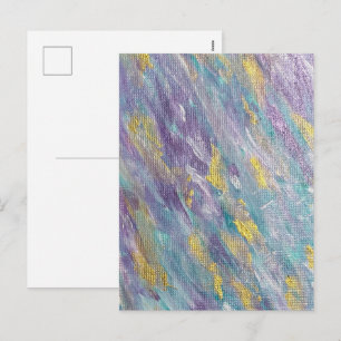 Cartão Postal De Festividades Arte Moderna Reign Silencioso