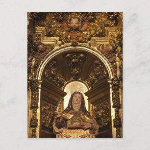 Cartão Postal De Festividades Arte religiosa representando Papais noeis Teresa