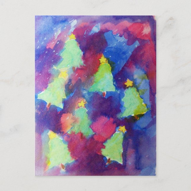 CARTÃO POSTAL DE FESTIVIDADES ÁRVORE DE NATAL (Frente)