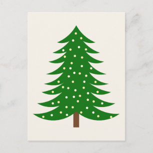 Cartão Postal De Festividades árvore de Natal