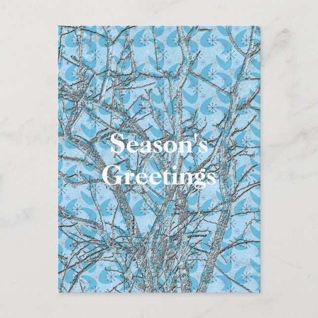 CARTÃO POSTAL DE FESTIVIDADES ÁRVORE DE NATAL (Frente)