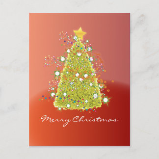 Cartão Postal De Festividades Árvore de Natal 011009