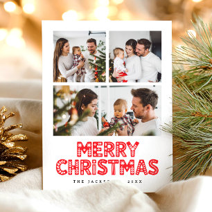 Cartão Postal De Festividades Árvore de Natal em Aquarela Elegante