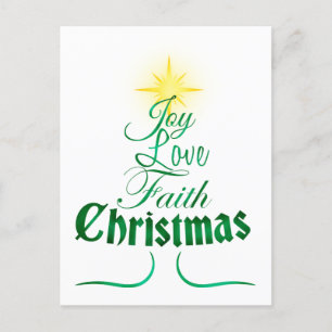 Cartão Postal De Festividades Árvore de Natal Feriada - Arte de Palavras