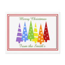 Árvores de Natal Arco-Íris