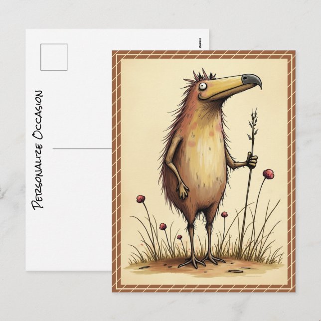 Cartão Postal De Festividades Às vezes Você Não Sabe Onde Vai Terminar Viagem (Frente/Verso)