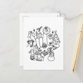 Cartão Postal De Festividades ASL ILY – Winter Vibes 