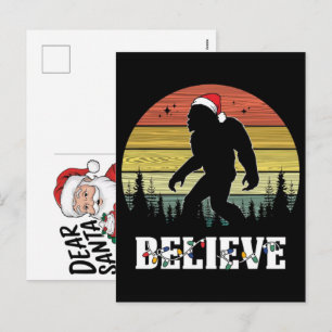 Cartão Postal De Festividades Atlas Espaço Natal Humor Retrô 2025