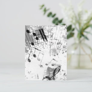 Cartão Postal De Festividades Atmosfera Musical 1