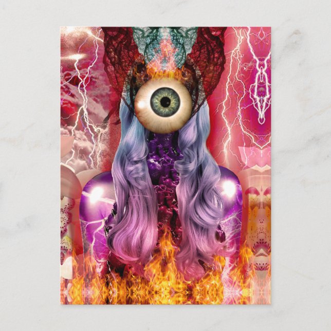 Cartão Postal De Festividades Atômica (Frente)