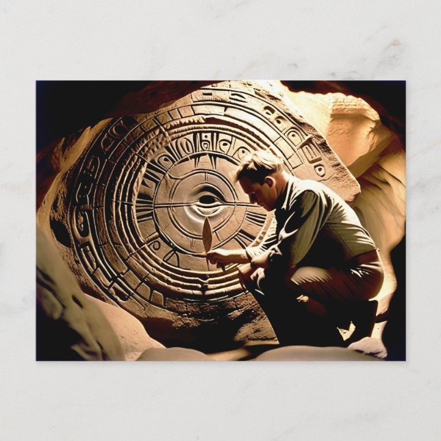 Cartão Postal De Festividades Australiano - Stargate Aborígene para o Dreamtime (Frente)