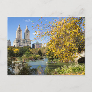 Cartão Postal De Festividades Autumn in New York, Thanksgiving