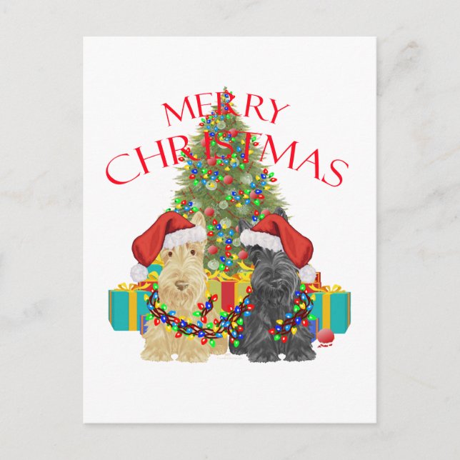 Cartão Postal De Festividades Auxiliares papais noeis (Frente)